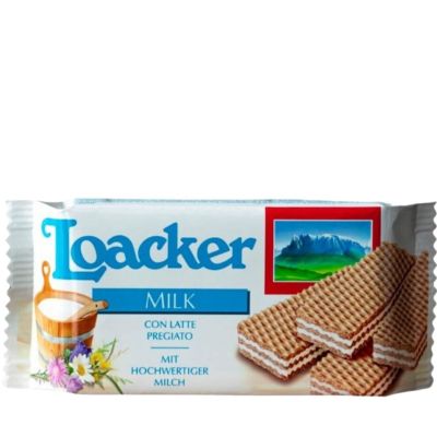 Loacker milk wafelki