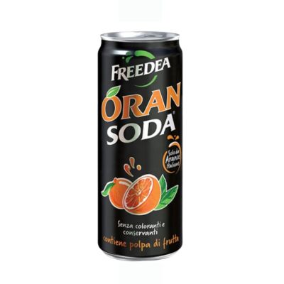 Włoski napój gazowany Oran Soda - Freedea