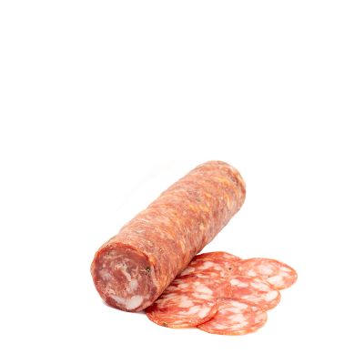 Salami Napoli — krojone w plasterkach lub w kawałku.