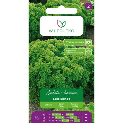 Nasiona Sałata Lollo (Lollo Bionda) 1g - W.Legutko