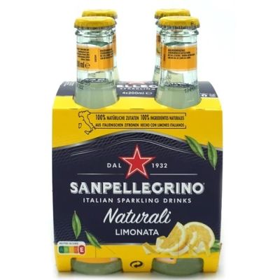 SanPellegrino Naturali limonata - 4 butelki po 200 ml