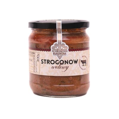 Strogonow wołowy 400g  - Schronisko Bukowina