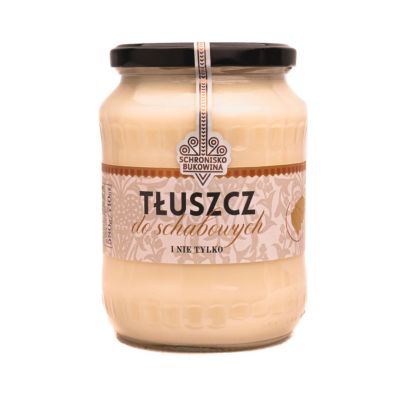 Tłuszcz do smażenia schabowych 580g - Schronisko Bukowina