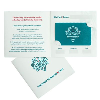 Voucher podarunkowy Schronisko Bukowina