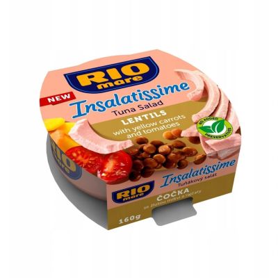 Włoska sałatka z tuńczykiem i soczewicą Insalatissime - Rio Mare