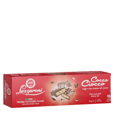 Wafelki z kremem kokosowym - Lazzaroni 100 g