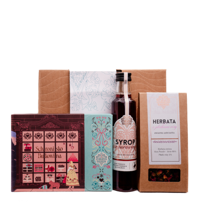 Zestaw dla Babci i Dziadka ,,Różana Herbatka" - Schronisko Bukowina