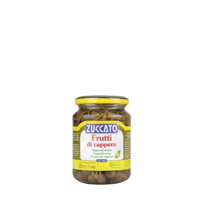 Włoskie owoce kaparów z ogonkami w occie winnym - Zuccato