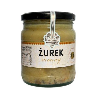 Żurek z białą kiełbasą Schronisko Bukowina -  400 ml