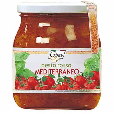 Pesto pomidorowe Pesto rosso  Mediterraneo 520g - Ginos