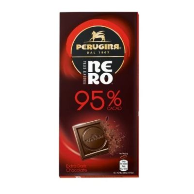 Czekolada Nero Fondente Extra 95% Cacao Extra Dark Chocolate 85g - Perugina