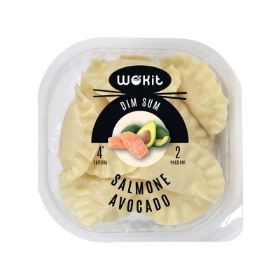 Ravioli Jiaozi Salmone e Avocado 200g - de Angelis