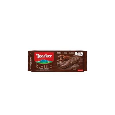 Loacker Wafle Czekoladowe Double Choc 175g - Premium Smak 33