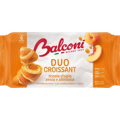 Rogaliki z nadzieniem morelowym duo albicocca 300g - Balconi