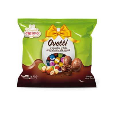 Czekoladki Ovetti al Latte e Nocciola 500g - Crispo