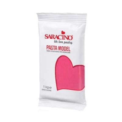 Fuksjowa masa cukrowa do modelowania Fuchsia Model Paste 1kg - Saracino