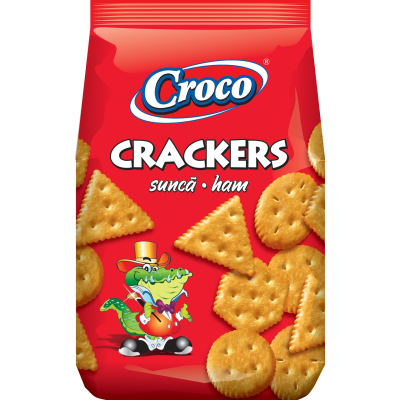 Krakersy o smaku szynki 100g - Croco