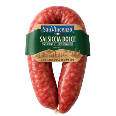 Kiełbasa Włoska Salsiccia Curva Dolce tradycyjna 350g - San Vincenzo