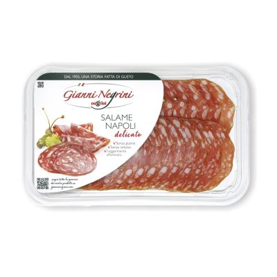 Salame Napoli delicato cienkie plastry 80g - Gianni Negrini