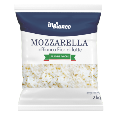 Mozzarella Fior di Latte wiórki 2kg - InBianco