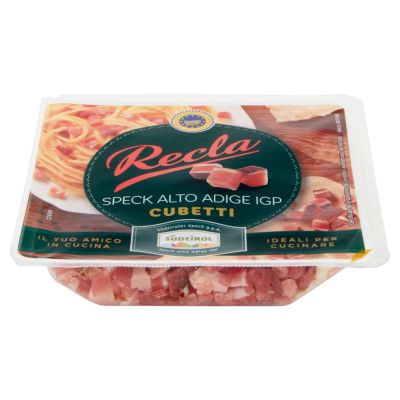 Speck w kostcce Cubetti Speck Alto Adige IGP 100g - Recla