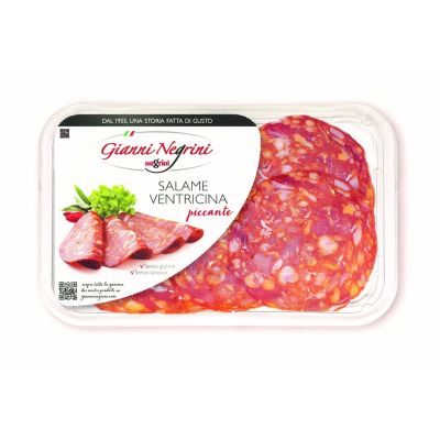 Salami Ventricina piccante plastry cienkie 80g - Gianni Negrini