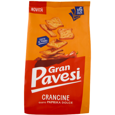 Krakersy Crancine Paprika 180g - Gran Pavesi