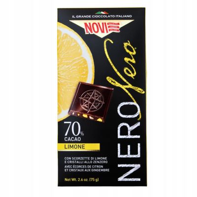 Czekolada gorzka Nero Limone 70% kakao Zenze 75g - Novi