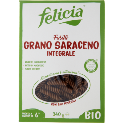 MAKARON FUSILLI DI GRANO SARACENO 340g - FELICIA