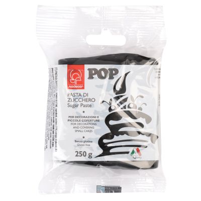 Masa cukrowa Masa cukrowa Pasta Di Zucchero Pop Nero 250g - Modecor