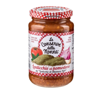 Soczewica z pomidorami Lenticchie al Pomodoro da "Lenticchia di Altamura IGP" 360g - Conserve della Nonna