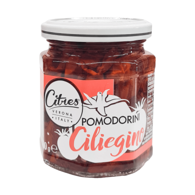 Suszone Pomidory w Oleju, Części Ciliegine 200g - Citres