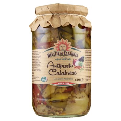 Mieszanka warzywna ostra Antipasto Calabrese 530g - Delizie Calabria