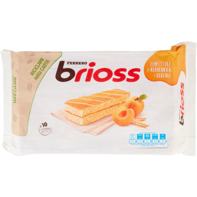 Ciastko brzoskwiniowe Brioss Albicocca (10x28g) 280g - Kinder