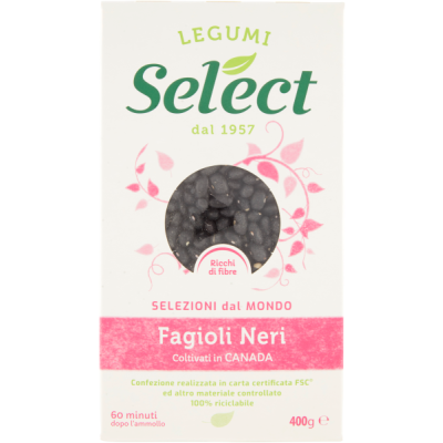 Fasola Fagioli Neri 400g - Legumi Select