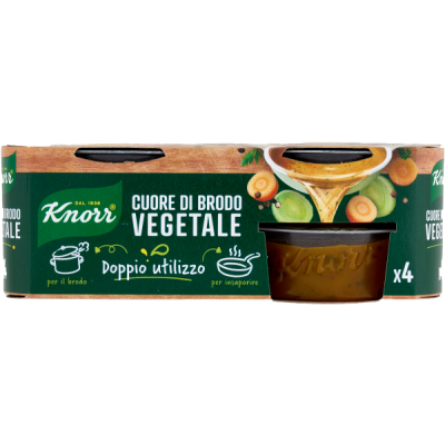 Koncentrat bulionu warzywnego Cuore di brodo verdure 4x28g  Knorr - Schronisko Bukowina