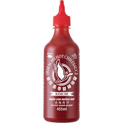 Sos chili Sriracha Kimchi (chilli 55%) 455ml - Flying Goose