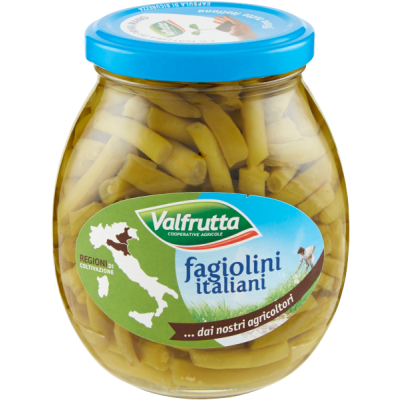 Fasolka zielona Faggiolini 360g - Valfrutta