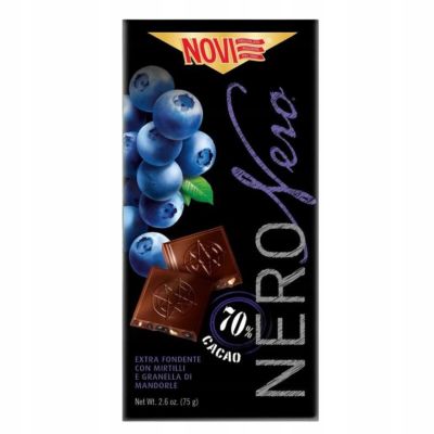 czekolada gorzka novi nero z borówkami