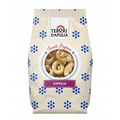 Taralli Gusto Cipolla 400g - Tesori d'Apulia