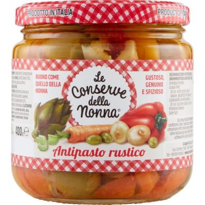 Mieszanka warzywna Antipasto Rustico 400g - Conserve della Nonna