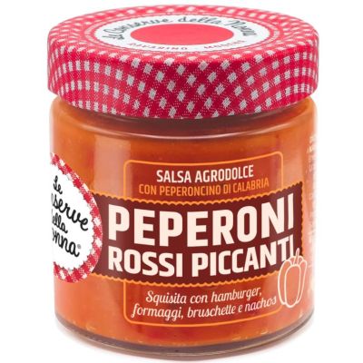 Salsa Peperoni Rosii Piccanti 200g - Conserve della Nonna