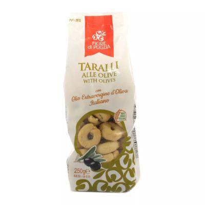 Taralli z oliwkami 250g - Fiore di Puglia