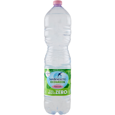 Woda mineralna niegazowana  Eco Green zero 1,5l - San benedetto