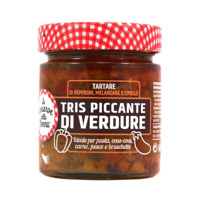 Pasta warzywna Tris Piccante di Verdure 200g - Conserve della Nonna