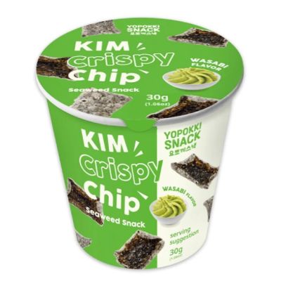 Przekąska Nori Kim Crispy o smaku Wasabi 30g - Yopokki