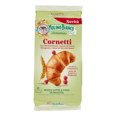 Rogaliki z żurawiną Cornetti con Mirtilli Rossi 228g - Mulino Bianco