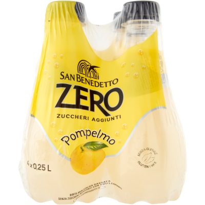 Napój gazowany Pompelo Zero 4x250ml - San Benedetto