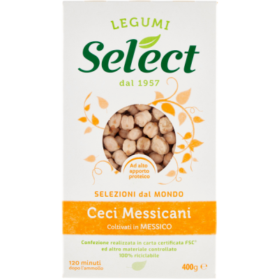 Ciecierzyca Ceci Messicani 400g - Legumi Select