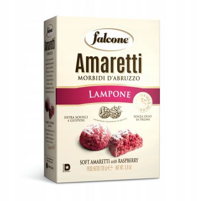 Ciastka Amaretti Morbidi Lampone 170g - Falcone